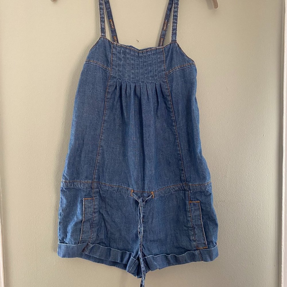 Topshop Denim Romper